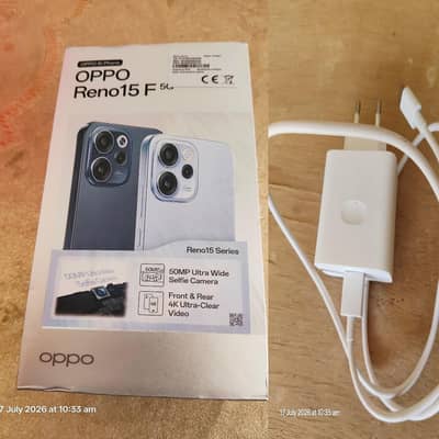 OPPO Reno 15 F 8/256  4 months used