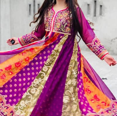Beautiful Zahra Ahmad frock
