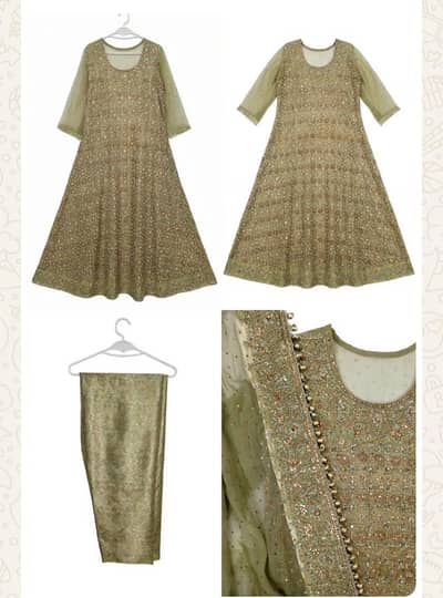 full embroidery heavy valima mexi