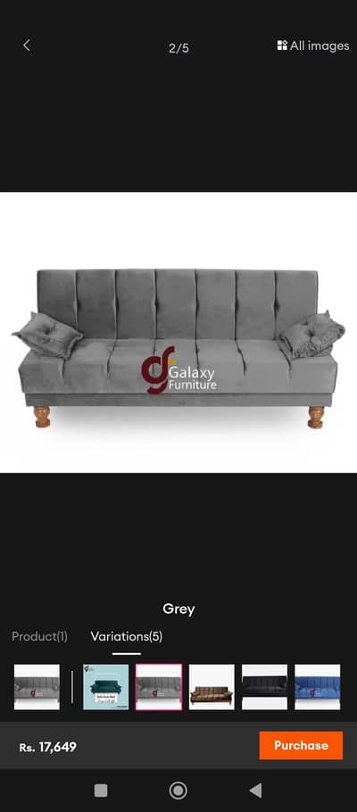 Sofa cum bed