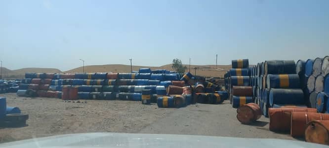 1 Lakh Steel Drums 210L - Oil Chemical Storage Drum Bulk Lot - Shersha