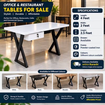 Office Tables Upgrade your workspace with durable, stylish furniture