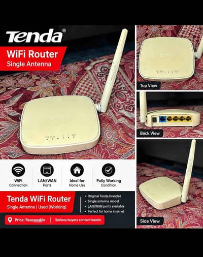 Tenda N150 router for sale