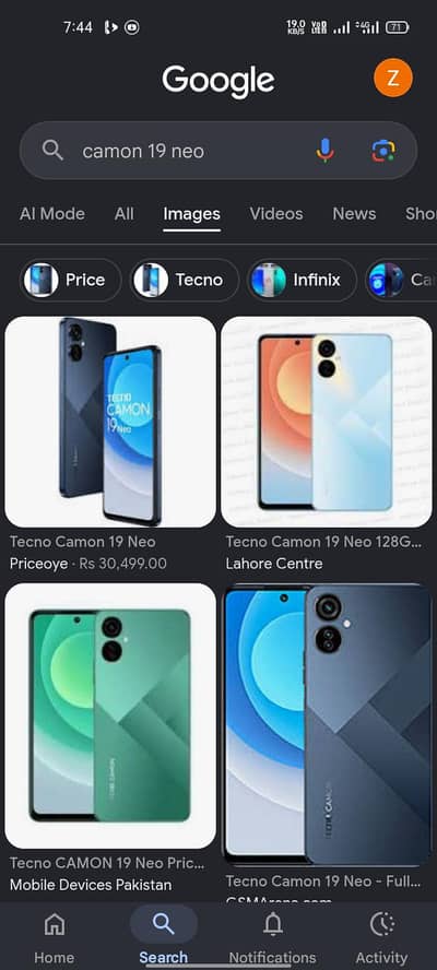 Tecno Camon 19