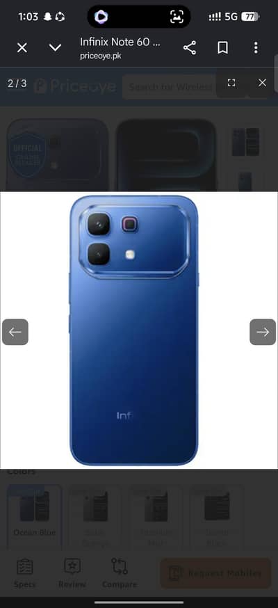 infinix note 60 pro 8+8/256