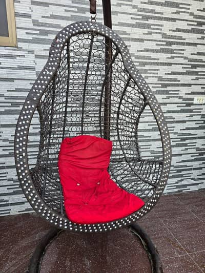 modern swing jhoola with cushion