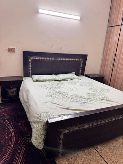 Double Bed with Side Tables - without Mattress