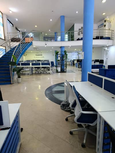 Furnished office for rent in johar town for software house and call centre and other commercial activity