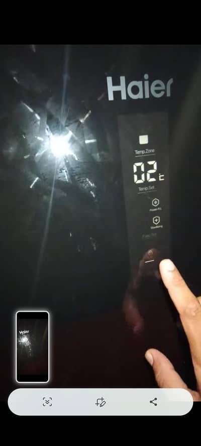 Haier full dc inverter fridge glass door