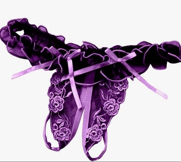 1 PCS Women Floral Lace Embroidery Soft Underwear Panties Briefs R5896