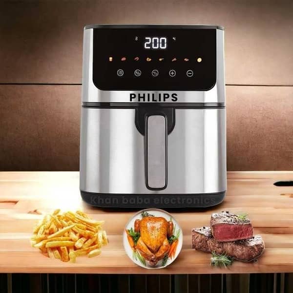 T   Philips Digital Air Fryer - Portable, Oil-Free Cooking for Healthier Frying, Grilling & Baking - Perfect for Fast, Convenient Meals