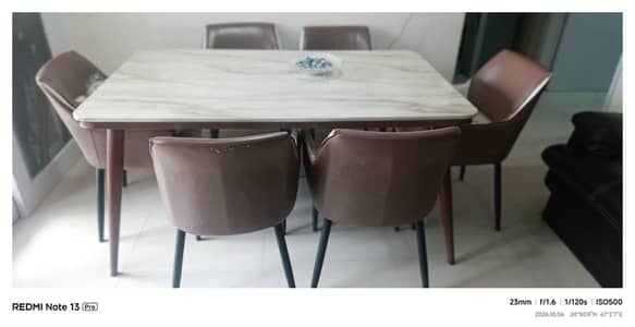 marble top dinning table