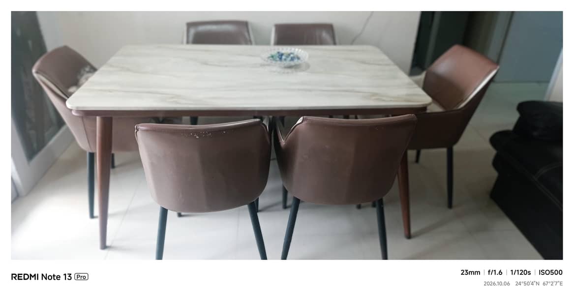 marble top dinning table 0