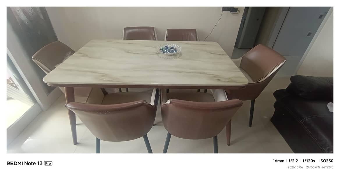 marble top dinning table 1