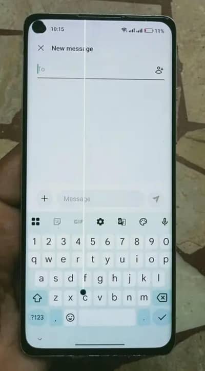 One Plus 8 all ok hai 2 dot plus 1 line hai