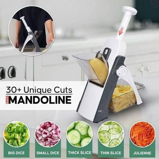 T  Vegetable Slicer - Premium Mandoline Spring Vegetable Cutter - Manual Slicer for Effortless Vegetable & Fruit Prep with 40+ Adjustable Thickness Settings for Meal Prep