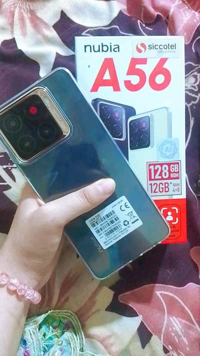 Nubia A56 12GB 128GB Box Pack 10/10