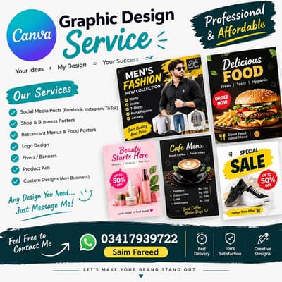 Canva Clothing Shop Post Design Price: Rs. 200 per post
