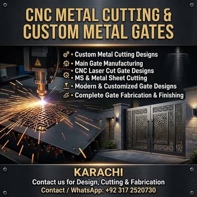 CNC Laser Cutting & Metal Fabrication | Jali, Grills & Frames service