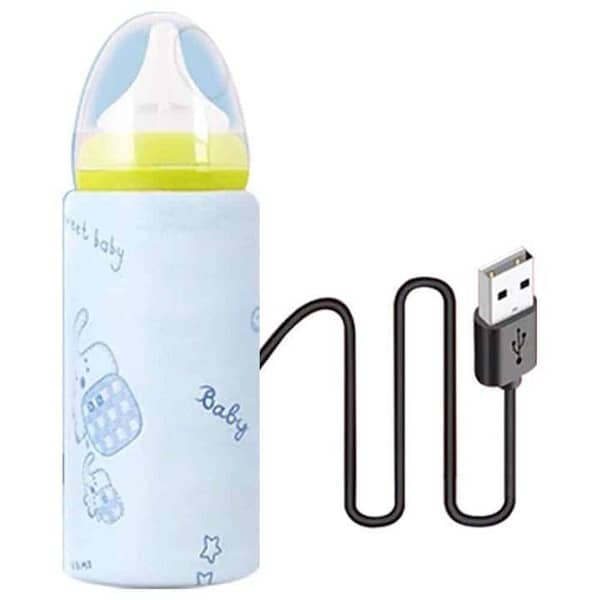 T  Portable USB Baby Feeder Bottle Warmer - Electric Feeder Warmer for On-the-Go Feeding - Keeps Milk Warm for Babies Anytime, Anywhere
