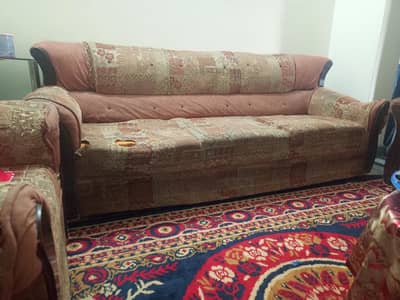 wooden 5 seater Sofa