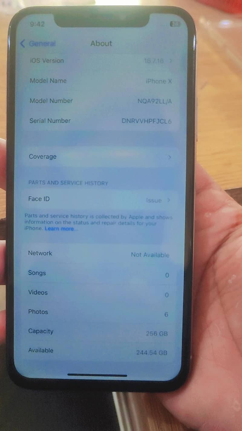 IPHONE X 256GB 3
