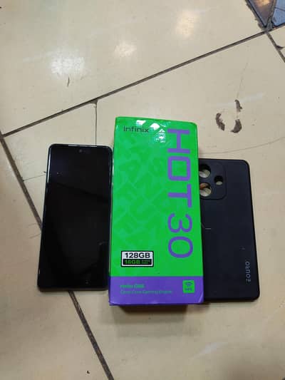Infinix Hot 30 urgent sale 10by10 no repair with box