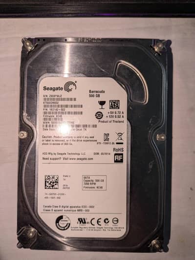 Seagate Barracuda HDD 500GB