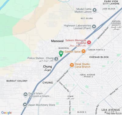 4 Kanal Life Time Commercial Plot with 120 feet Front for Rent in Main Multan Road Very Hot Location For Petrol Pump | Marquee Setup | Showroom Setup | or Any Other Setup