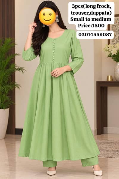long frock 3pcs