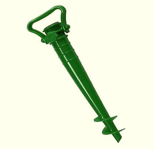 TopHomer Ground Spike Parasol Holder Base Stand Holder Umbrella Stand Holder for Garden Parasols and Beach  r5936