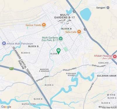Kanal Ground Portion Available. For Rent In Multi Gardens MPCHS B-17 Islamabad.