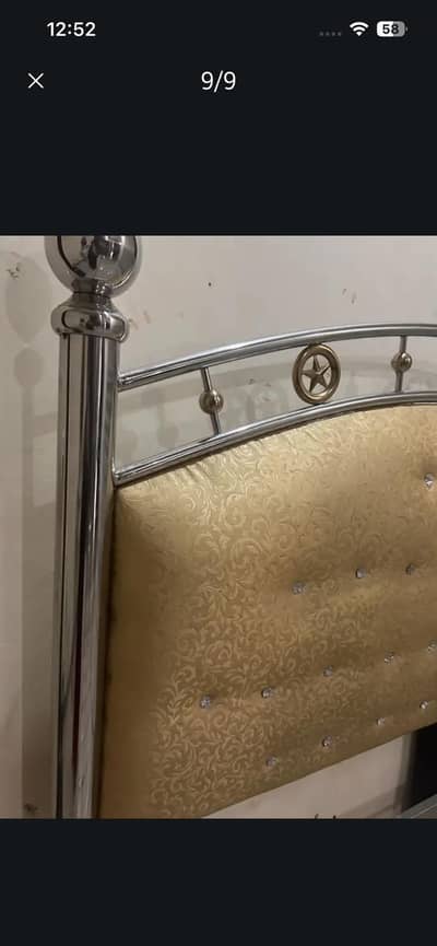 Iron bed good quality