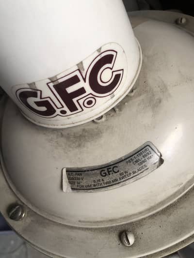 GFC Ceeling Fans AC-220v 80watts Quantity 07