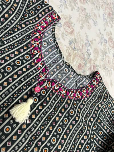Fresh new stitched embroidered 2 piece in resonable price