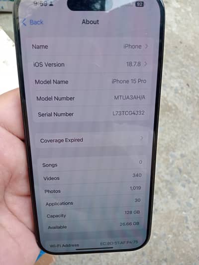 Apple iPhone 15 Pro