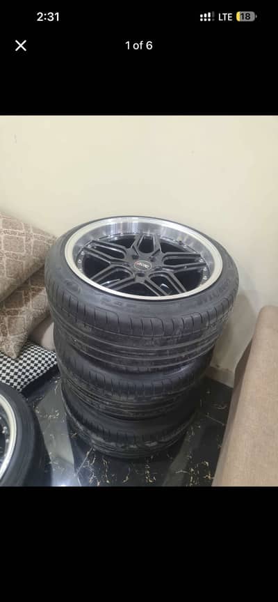 Honda civic sports Tyre and Rim