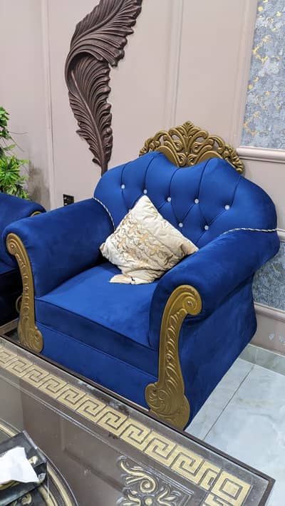 Velvet Sofa Set
