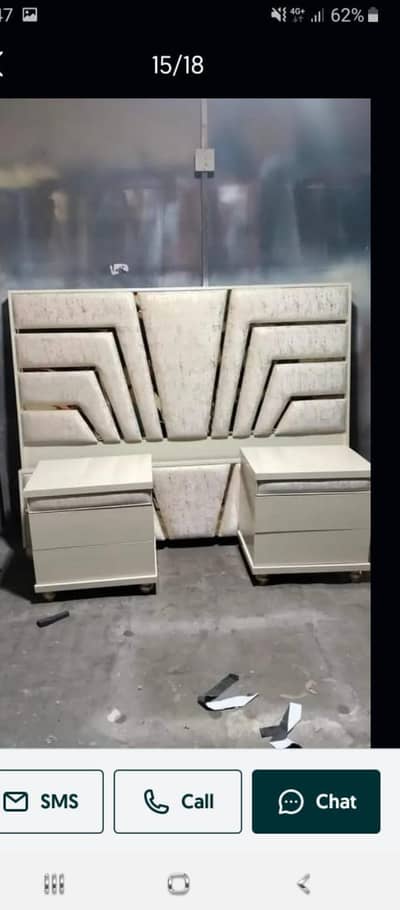 wooden dubel bed for sale new condition