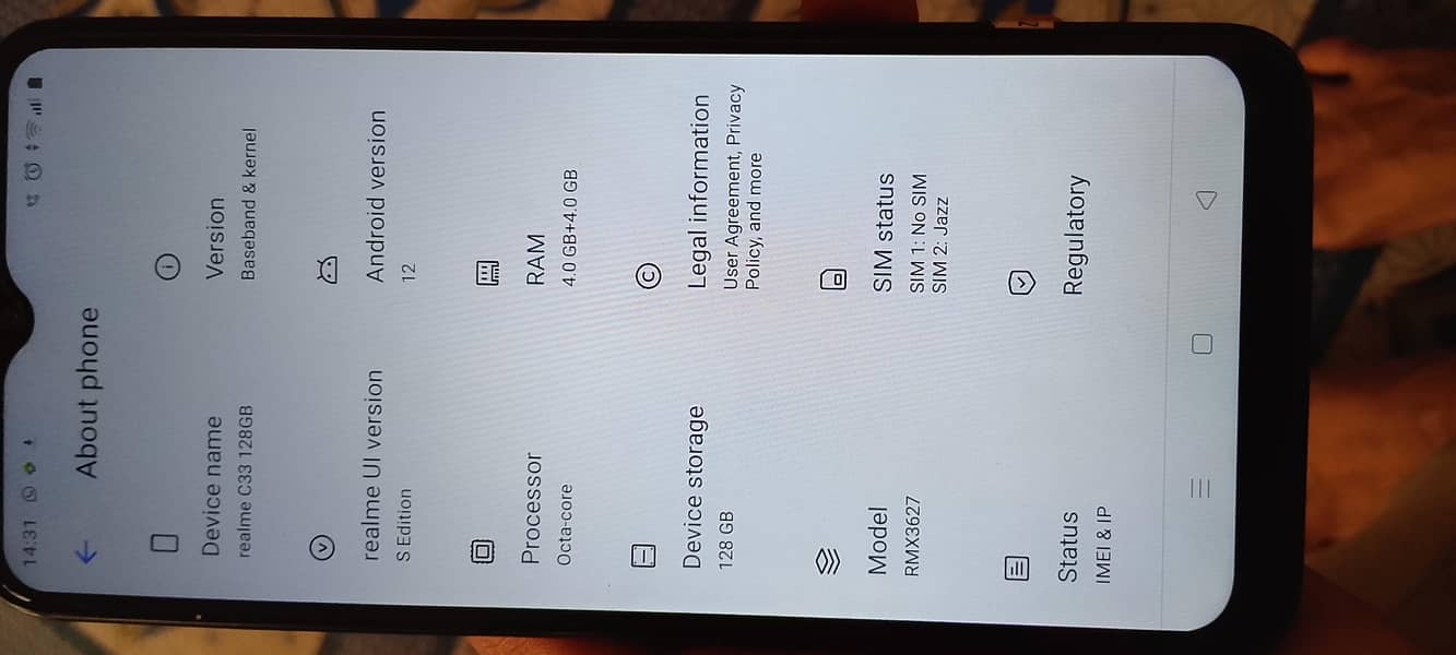 Realme C33 0