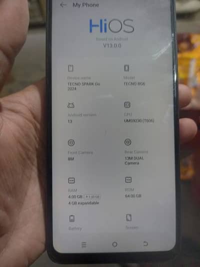 Tecno spark go