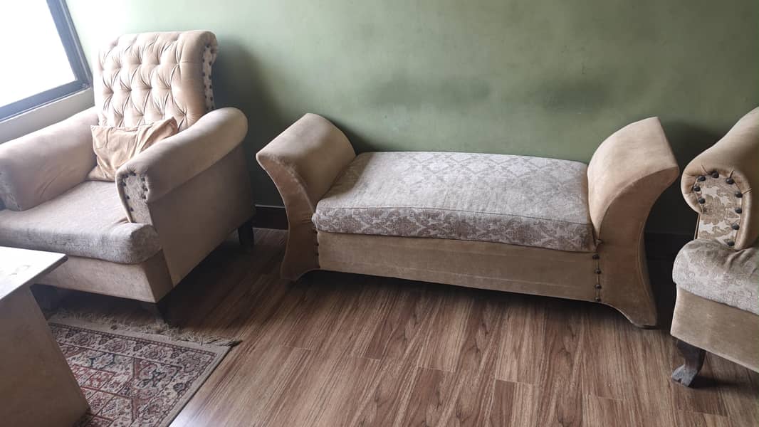Sofa Set with full Marble Table 2