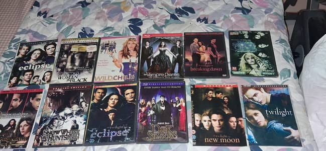 13 movie dvds for sell