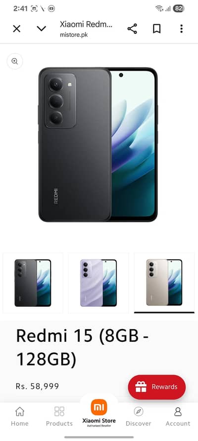 Redmi 15 Offical PTA Approved
