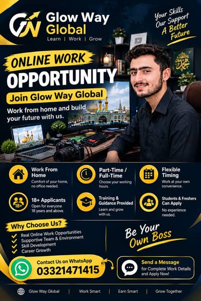 Online Work Opportunity | Grow Way Global