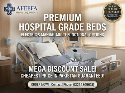 Patient Bed/Hospital Bed/Surgical Bed/ICU Bed /OT Bed/Electric Multan