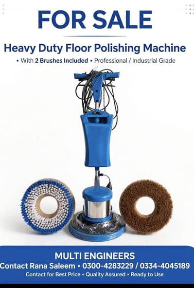 Heavy Duty Floor Polishing & Carpet Washing Machine