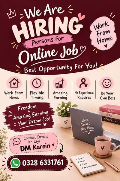 online bussines, part time job , home base work