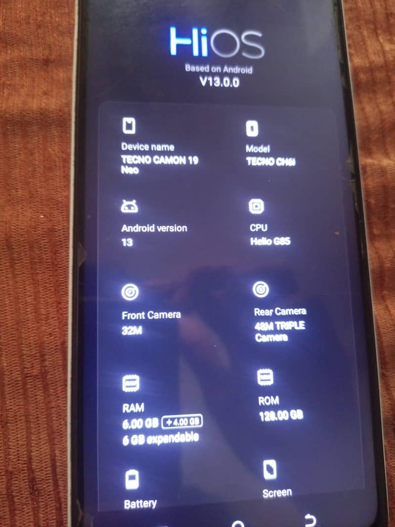 Tecno Camon 19 7
