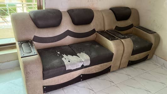 1 and 2 seater sofa for sale ownererd build